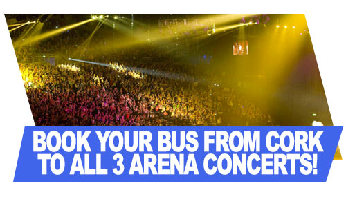 Bus Cork to 3 arena concert