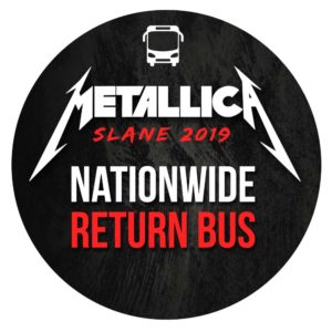 Bus to Metallica Slane