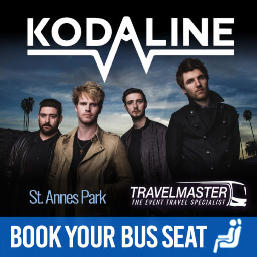 Bus to Kodaline St Annes Park Dublin (May 31st - Jun 1st 2019)