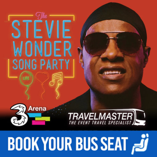 Bus to Stevie Wonder 3Arena 2019