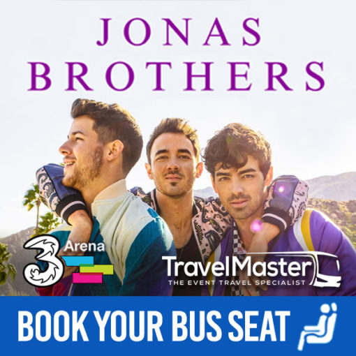 Bus to Jonas Brothers 3Arena 2020
