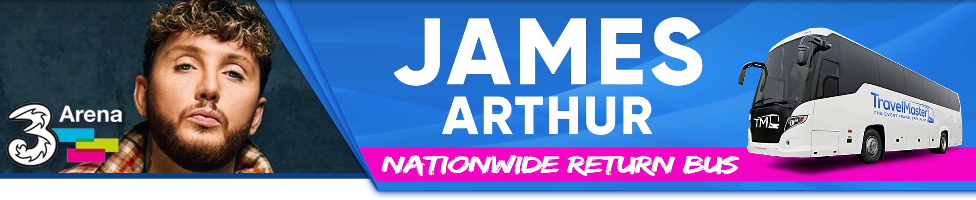Bus to James Arthur 3Arena 2020