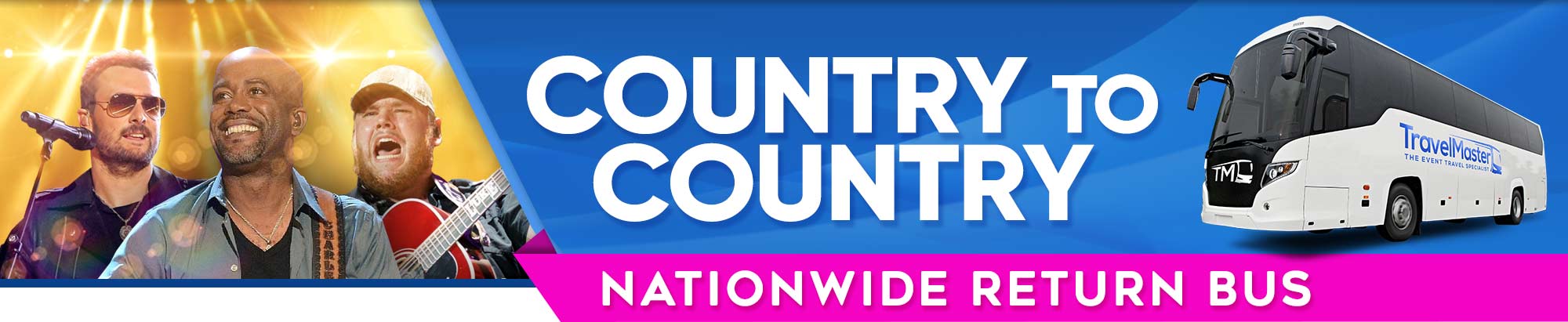 Bus to Country to Country 3Arena | Nationwide Return | 13th-15th Mar 2020