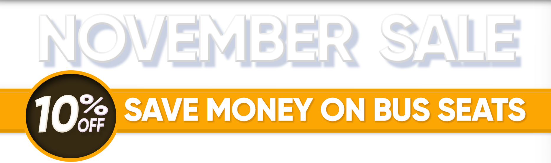 Get 10% Off Bus seats to Selected Concerts Taking Place In November!