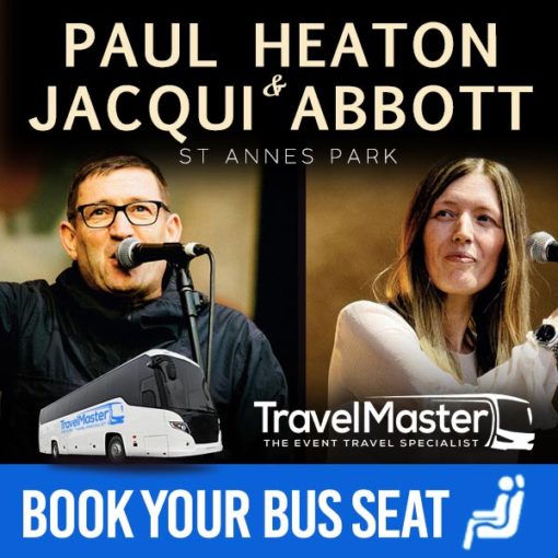 Bus to Paul Heaton Jacqui Abbott St Annes Park 2022