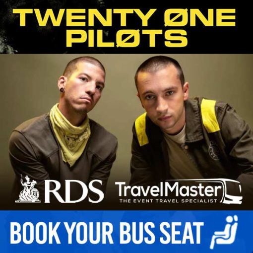 Bus to Twenty One Pilots RDS Dublin | Nationwide Return | 25 Jun 2020