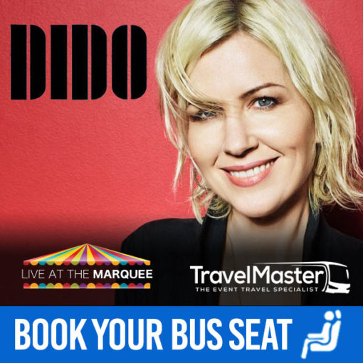 Bus to Dido Live at the Marquee, Cork | Return Bus | 10 Jun 2020