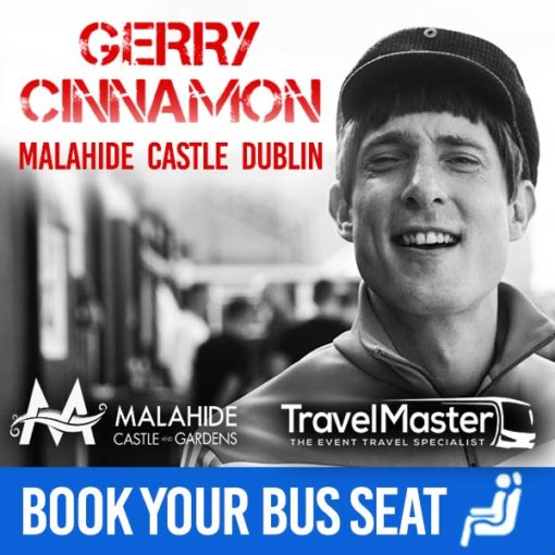 Bus to Gerry Cinnamon Malahide Castle, Dublin | Return Bus | 21 Jun 2020