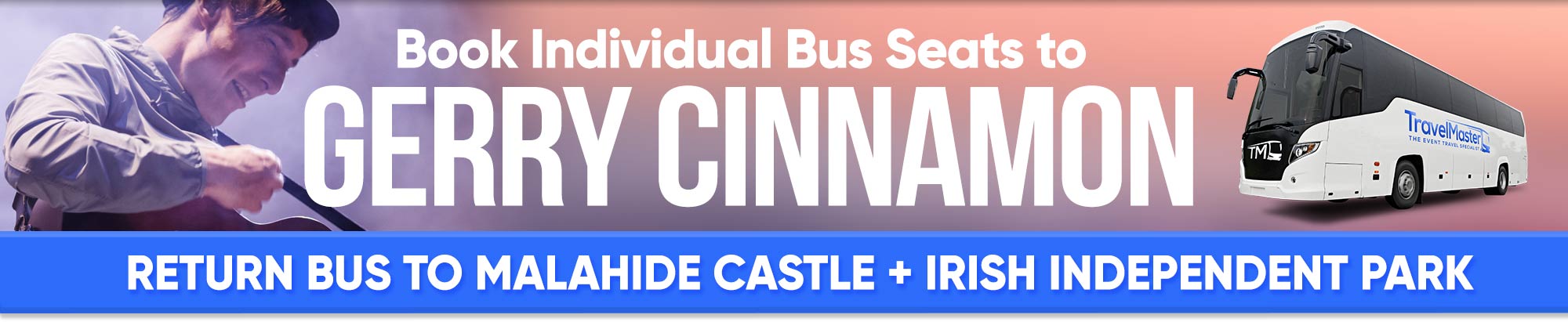 Bus to Gerry Cinnamon Concerts