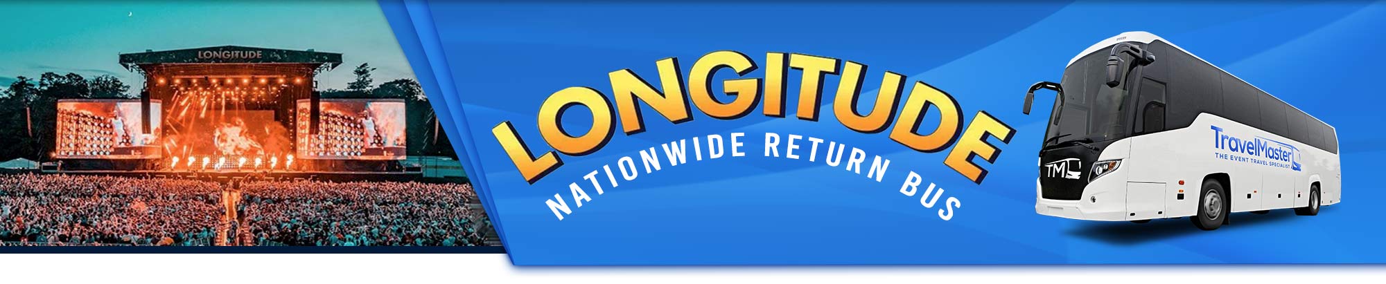 Bus to Longitude 2020 - Nationwide Return Daily & Weekend Service