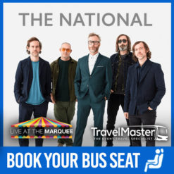 Bus to The National Live at the Marquee Cork - Return Bus - 8th June 2020