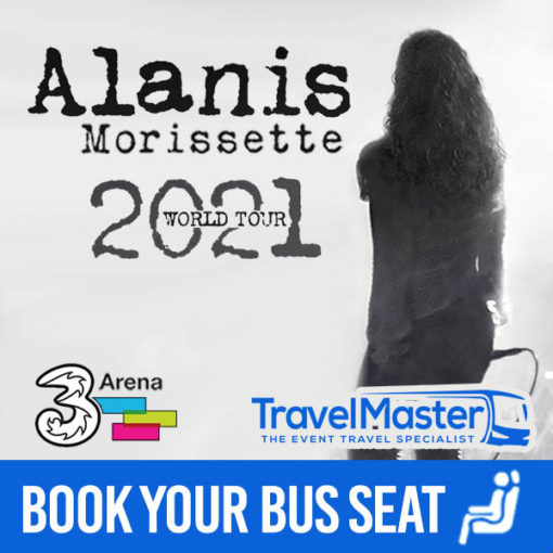 Bus to Alanis Morissette 3Arena Nationwide Return 2021