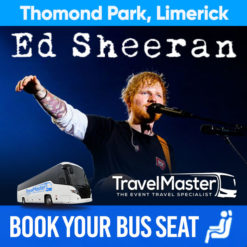 Bus to Ed Sheeran Thomond Park Limerick 2022
