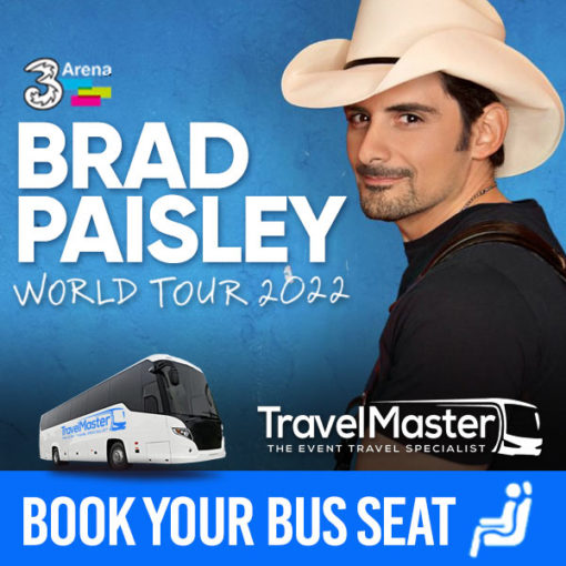 Bus to Brad Paisley 3Arena 2022