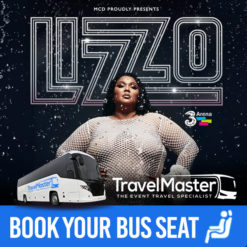 Bus to Lizzo 3Arena Dublin 2023 SHARE
