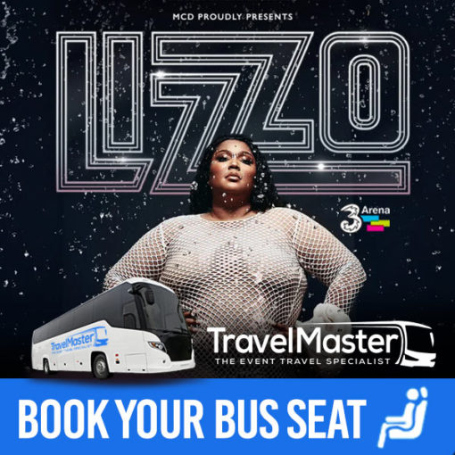 Bus to Lizzo 3Arena Dublin 2023 SHARE