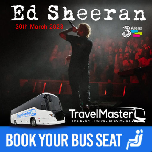 Bus to Ed Sheeran 3Arena Dublin 2023