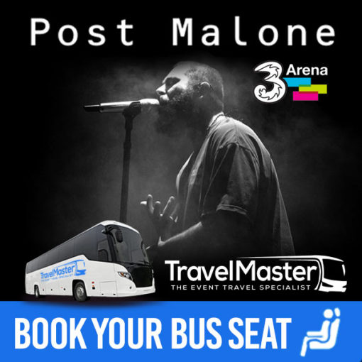 Bus to Post Malone 3Arena Dublin 2023