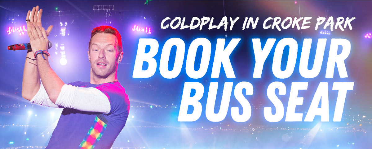 Nationwide Return Bus to Coldplay Croke Park Dublin 2024