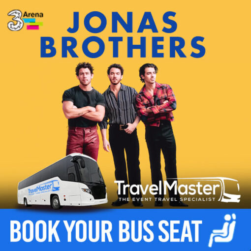 Bus to Jonas Brothers 3Arena Dublin 2024