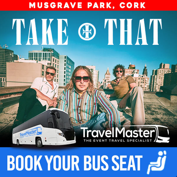 Bus to Take That Musgrave Park Cork June 2024
