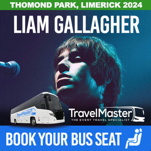 Bus to Liam Gallagher Thomand Park Limerick 2024