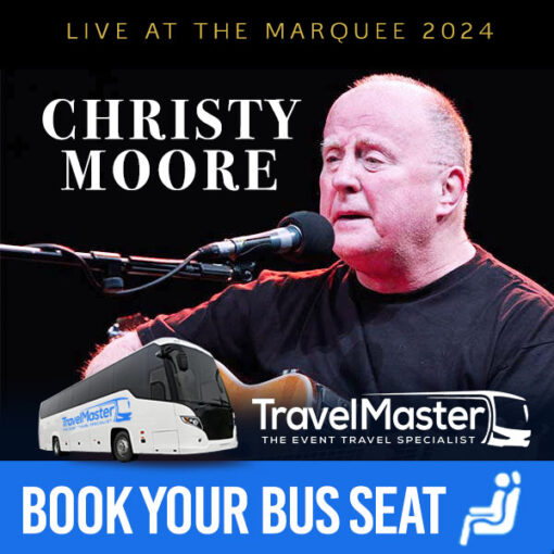 Bus to Christy Moore Live at the Marquee Festival 2024
