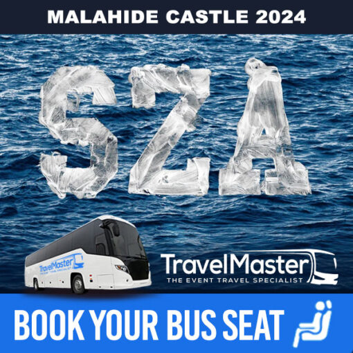Bus to SZA Malahide Castle Dublin 2024