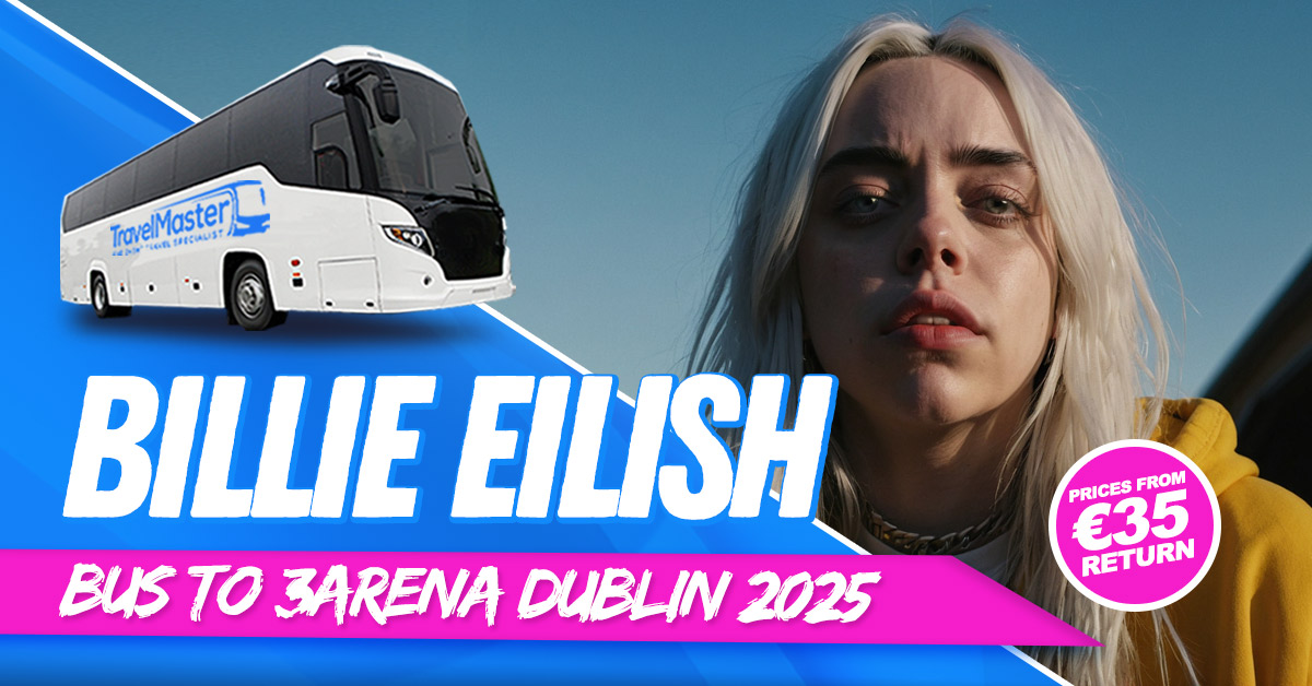 Bus to Billie Eilish 3Arena Dublin June 2024