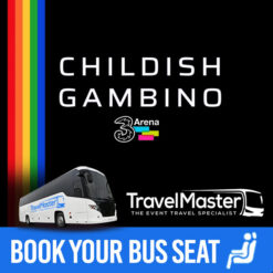 Bus to Childish Gambino 3Arena Dublin 2024