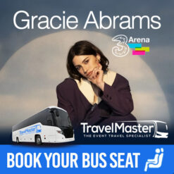 Bus to Gracie Abrams 3Arena Dublin 2025