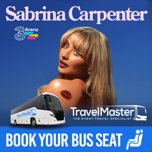 Bus to Sabrina Carpenter 3Arena Dublin | 3 Mar 2025 | Nationwide Return Service