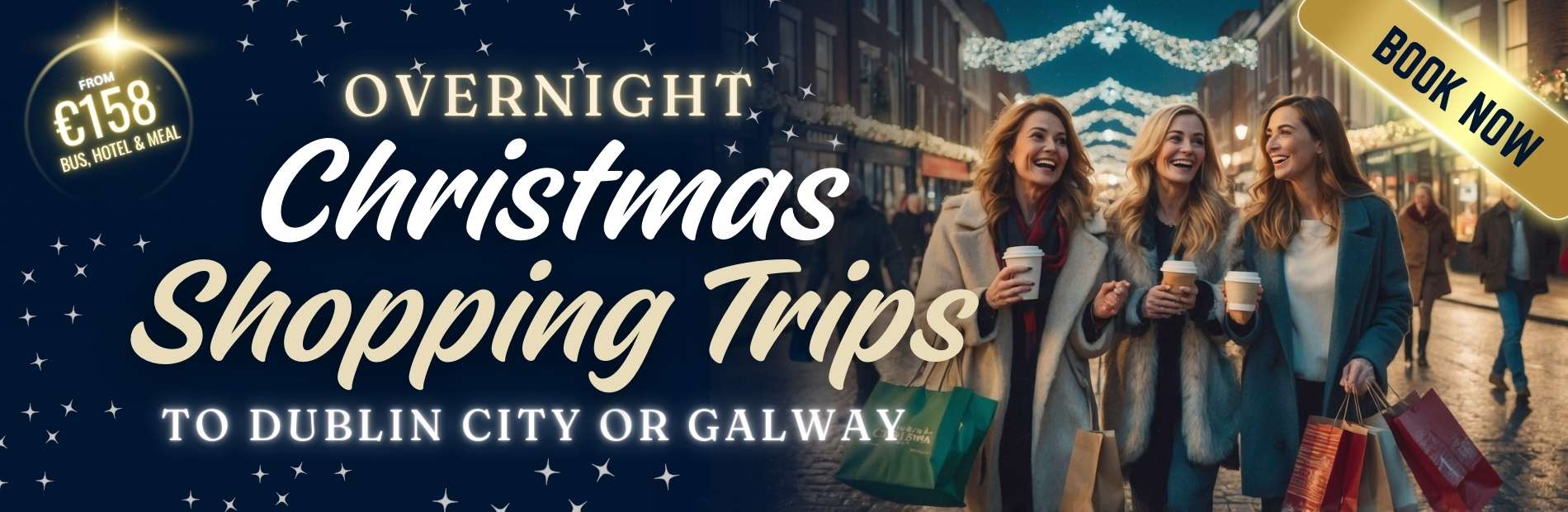 Christmas Shopping Trips to Dublin & Galway from Cork