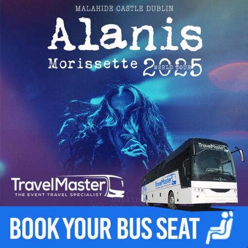 Bus to Alanis Morissette Malahide Castle Dublin 2025