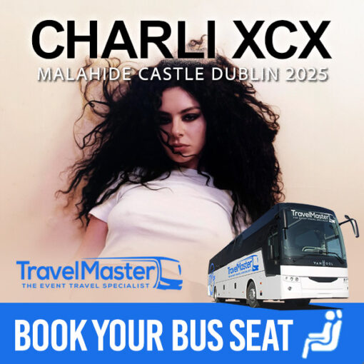 Bus to Charli xcx Malahide Castle Dublin 2025