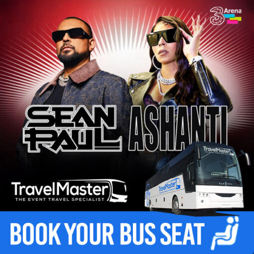 Bus to Sean Paul & Ashanti 3Arena Dublin 2025