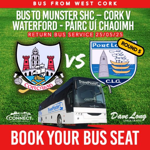 Bus To SHC Cork V Waterford Round 5 - Supervalu Páirc Uí Chaoimh Sun, 25 May 2025
