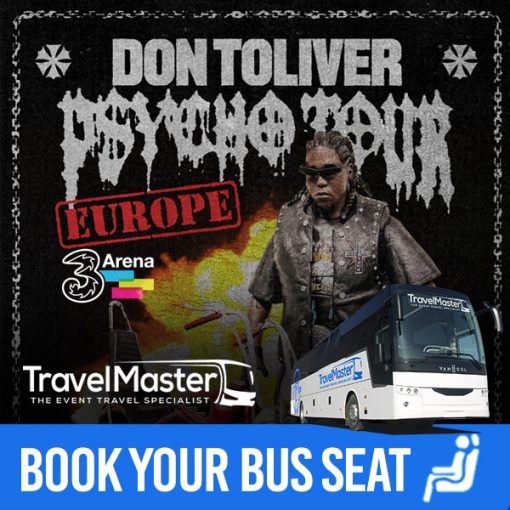 Bus to Don Toliver 3Arena Dublin 2025