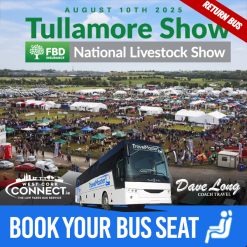 Bus from West Cork to Tulamore Show 2025