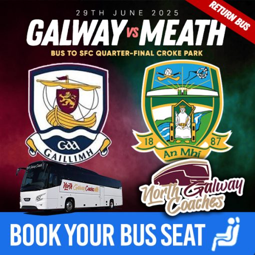 North Galway Coaches Bus to GAA All-Ireland SFC Quarter-Final, Galway v Meath Croke Park