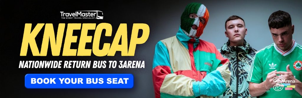 Bus to Kneecap 3Arena Dublin 2025