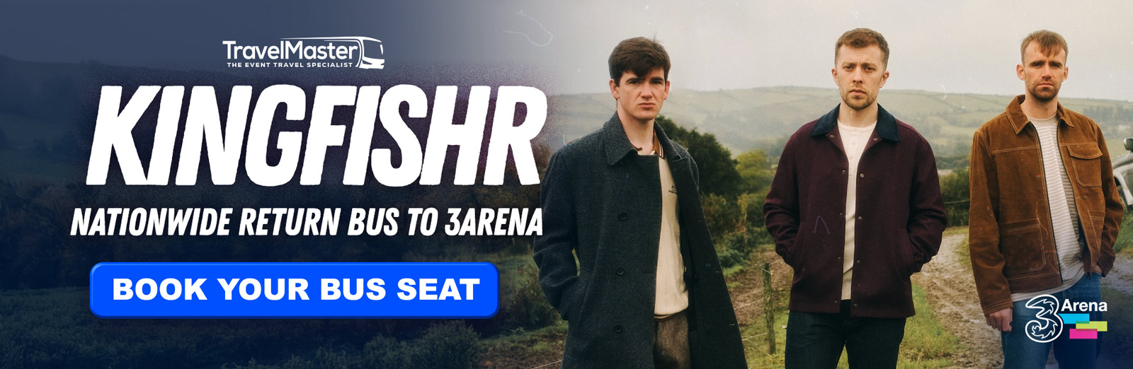 Bus to kingfishr 3Arena Dublin 2025