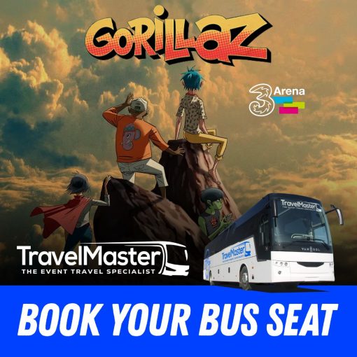 Bus to Gorillaz 3Arena Dublin 2026