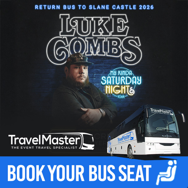 Return Bus to Luke Combs Slane Castle 2026