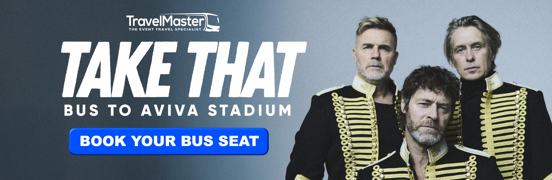 Bus to Take That Aviva Stadium Dublin 2026