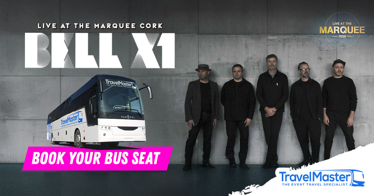 First Bus Bell Bus to Bell X1 Live at the Marquee Park Cork 2026