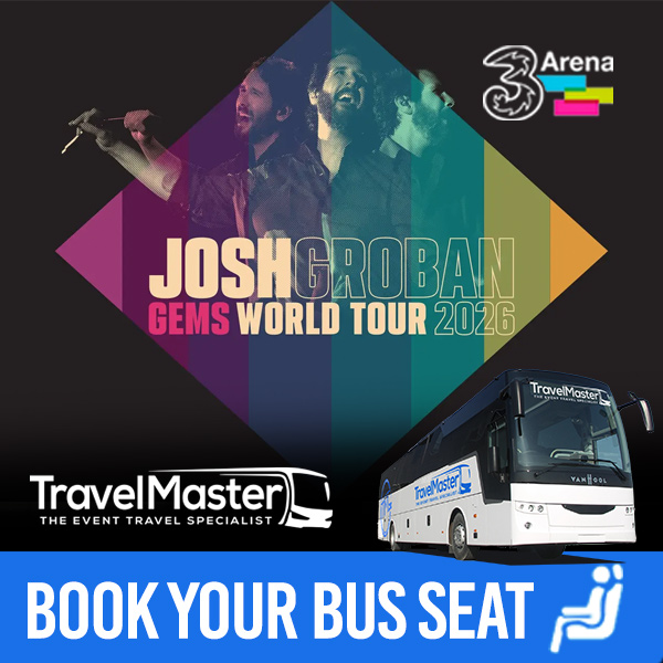 Bus to Josh Groban 3Arena Dublin 2026