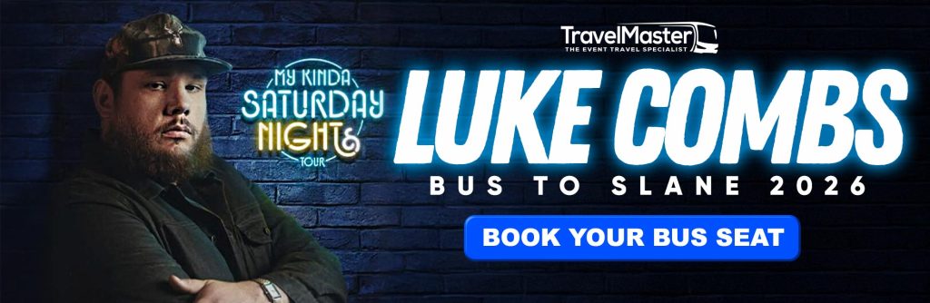 Bus to Luke Combs Slane Castle 2026.
