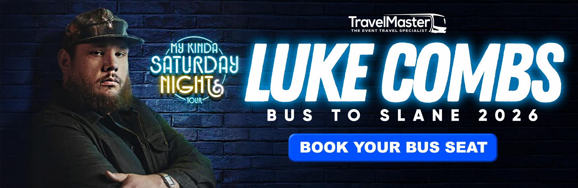 Bus to Luke Combs Slane Castle 2026.