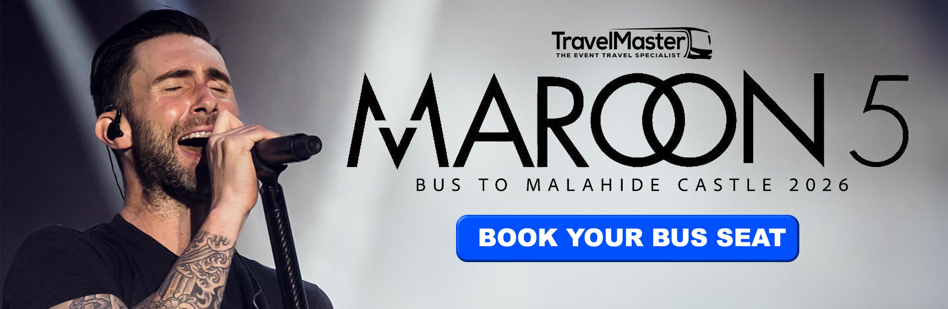 Bus to Maroon 5 Malahide Castle Dublin 2026
